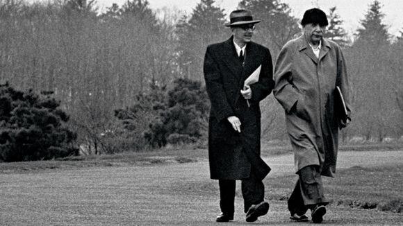 Kurt and Albert walking