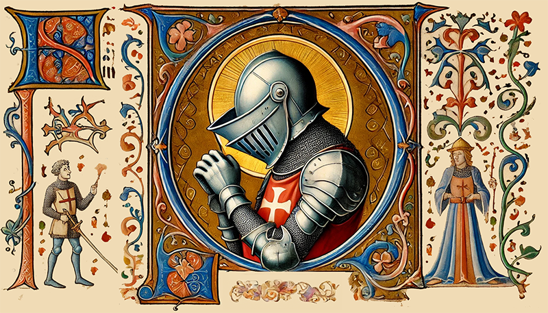 The Order of Chivalry:6. Humility & the Knight’s Helmet