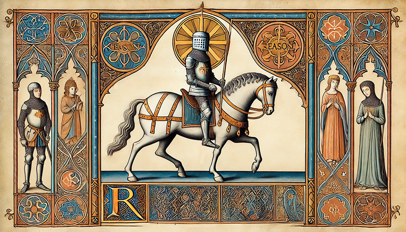 The Order of Chivalry:11. Reason & the Horse’s Shaffron